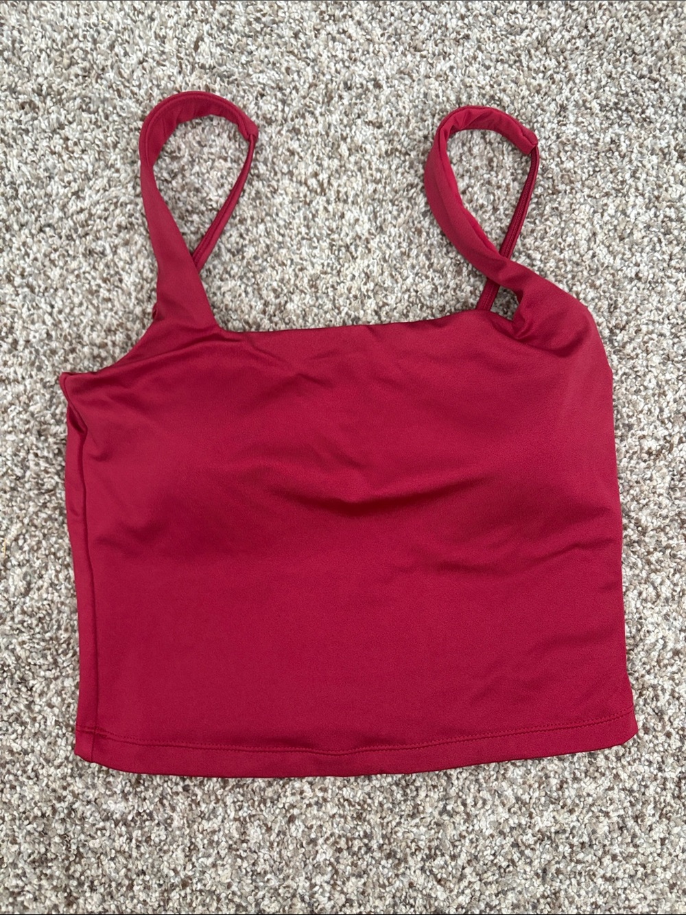 Klassy Network Women’s Red Cropped Tank Top